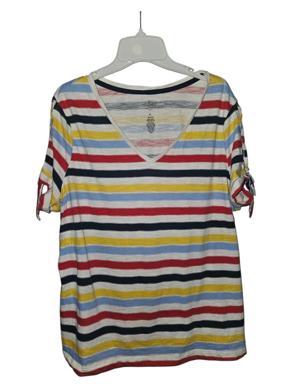 XL St John's Bay Striped Tee